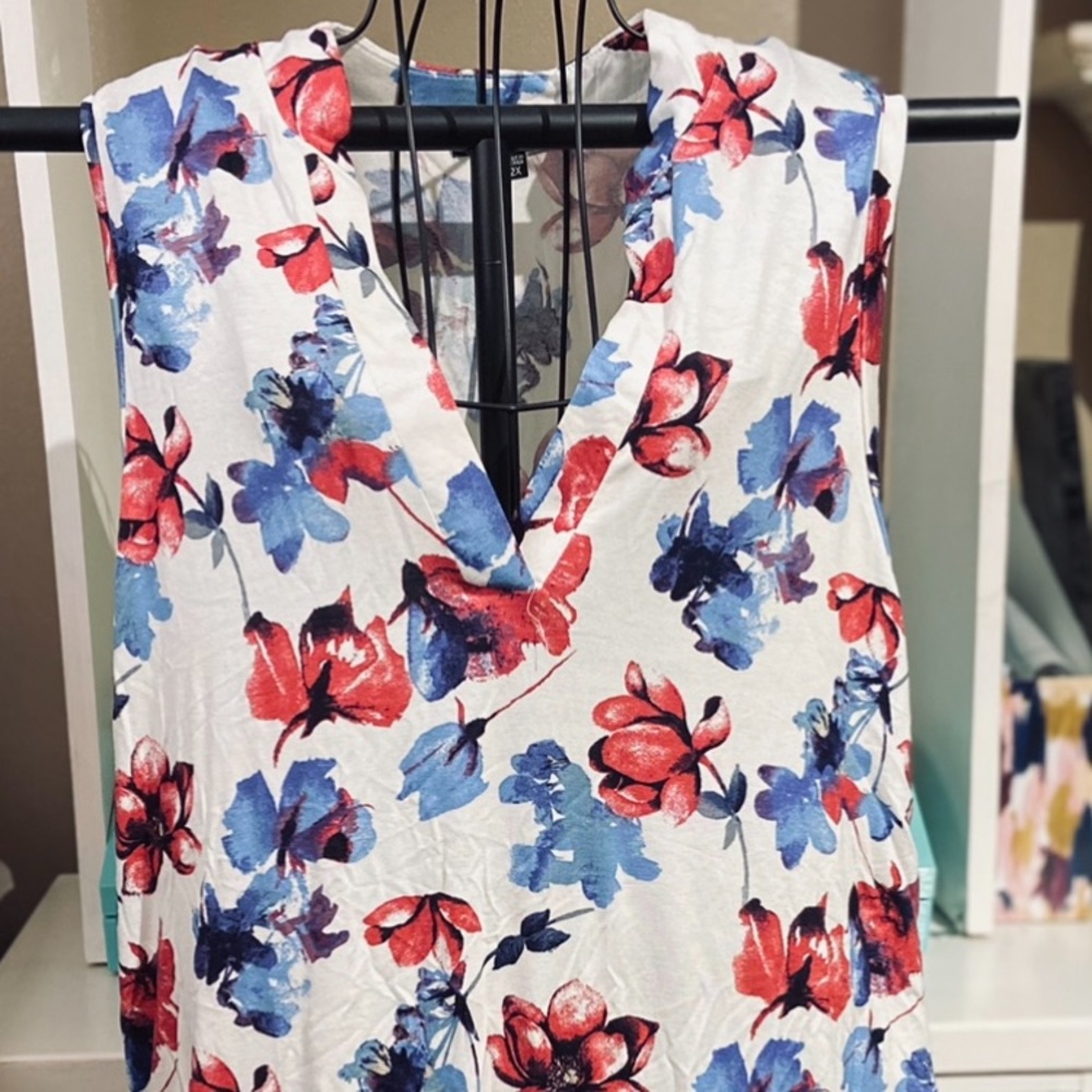 NEW 2x sleeveless blouse | plus size tank